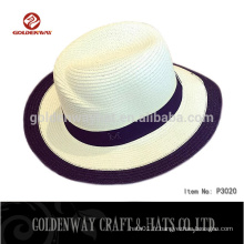 Chapeau fantaisie de paille femme vintage